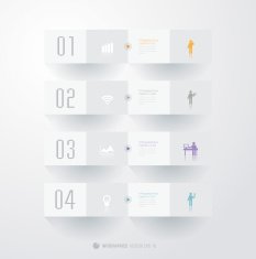 Infographics vector design template N247