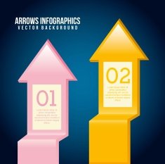 arrows infographics N14