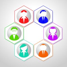 Teamwork clip-art illustration N4
