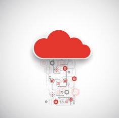 Web cloud banner template