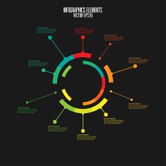 Modern infographics template N66