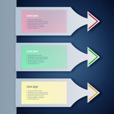 Info graphic Background with Arrows N8