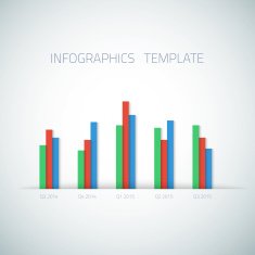 Web Infographic Timeline Bar Template Layout With Vector Icons N3
