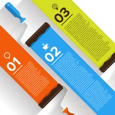 Brush Graphic Infographic Layout