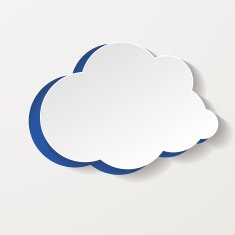 Paper Cloud Hole Label