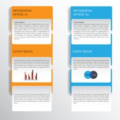 Modern business style options banner Vector eps10 N2