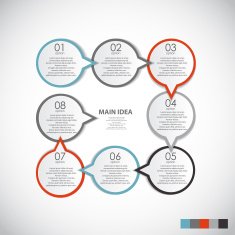 Infographic Templates for Business Vector Illustration N1089
