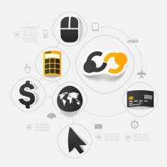 business sticker infographic N75
