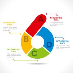 creative number info-graphics N5