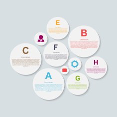Abstract paper infographic N52