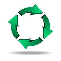 Icon circle arrows