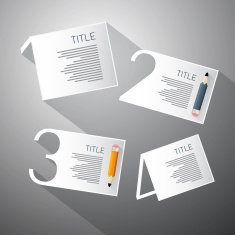 Vector Steps for Tutorial Infographics