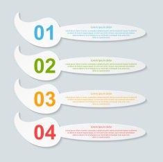 Abstract paper infographic N55