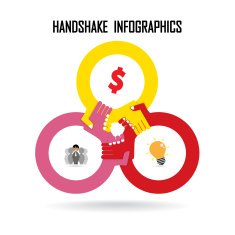 Handshake abstract sign N5