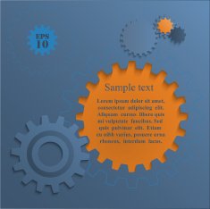 Gear wheels abstract background