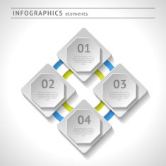 Business infographics elements Modern design template Web or graphic layout