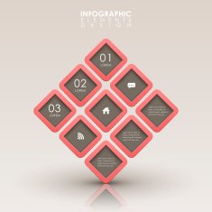 abstract 3d interface infographics N2