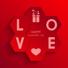 Vector valentines day background Eps10 N4