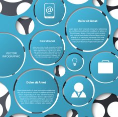 Vector abstract infographic Modern design template N3