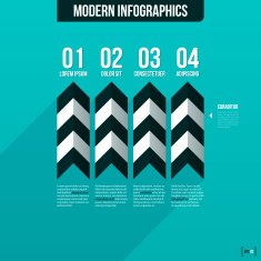 Abstract infographics banner design N9