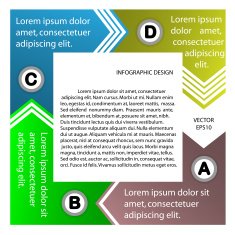 Concept of colorful puzzle banners N2