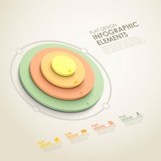 abstract circle tower infographics N2