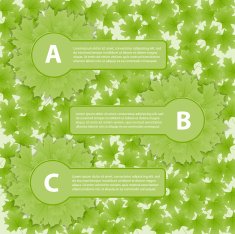 Abstract ecology business infographic template