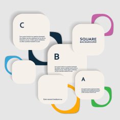 vector colorful squares N3