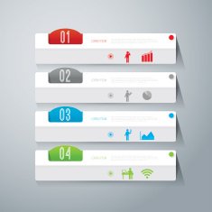 Infographics vector design template N262