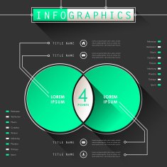 abstract chart infographics N4