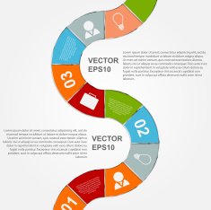 Abstract paper infographic N60