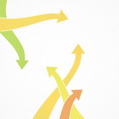 Dots arrows for infographics