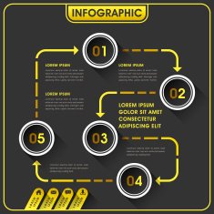 Abstract infographics design N39