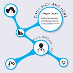 Infographics web design Modern template N11