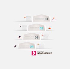 Set of business infographics N35