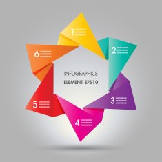 Modern infographics template N71