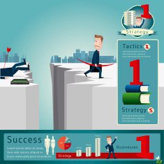 bissinessman infographics vector illustration N3