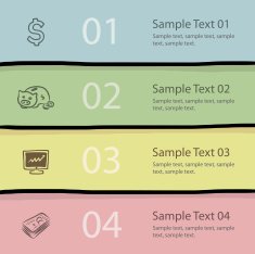 four steps vector layout N6