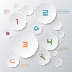 Modern infographics layout