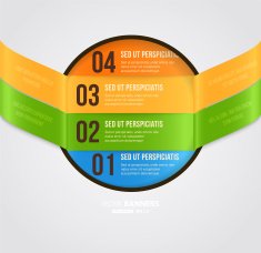Abstract infographics design N42