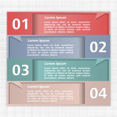 Design Template with Four Elements N5