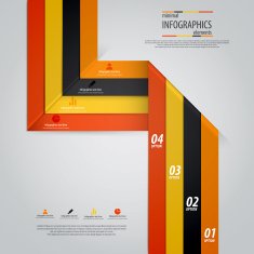 Minimal infographics design Vector N17
