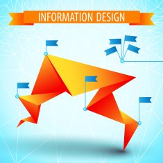 Business diagram template with text fields N18