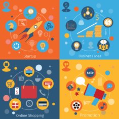 Modern web concepts set N3