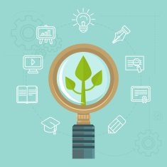Vector personal development concept N2