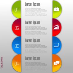 Business infographic design N275