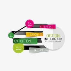 Minimal Line Design Office Web Infographics N70