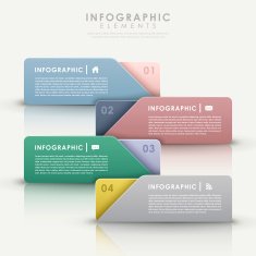 coloful modern design banners template infographic N2