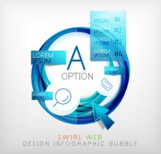 Circle web design bubble N4