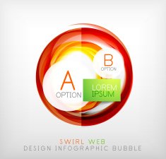 Circle web design bubble N6